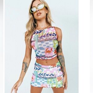 Princess Polly mesh mini set size 6